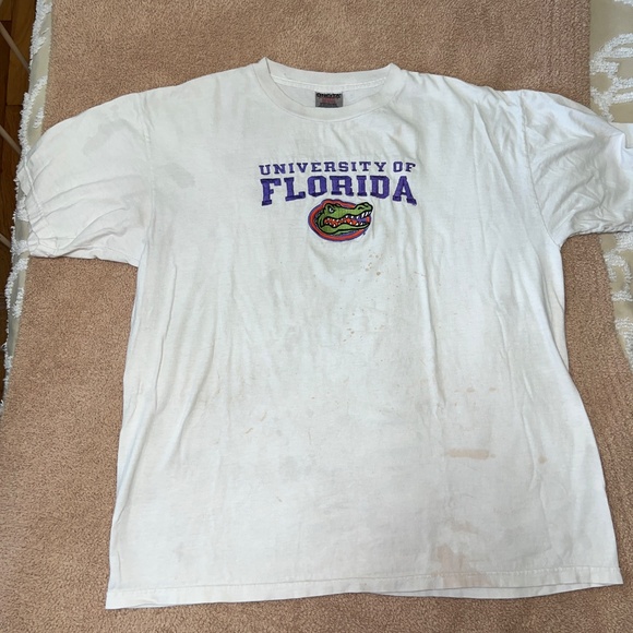 Other - University of Florida Gators Embroidered White Tee Shirt Size XL